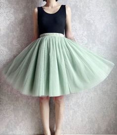 When buying, please tell me the last time I need a skirt, thank you! A tulle skirt with an elastic waist is suitable for women of any size. Purchase guide Waist: choose the actual waist Length: measurement from waist to the part you need!(Refer to the last picture for measurement) Color: leave a note for us the color and color number Material: Three layers of soft yarn, two layers of hard yarn and one layer of lining About Orders  If the waist is over than 40 inches, please choose the custom mak Plus Size Tulle Skirt, Fluffy Tulle Skirt, Custom Skirt, Skirt Plus Size, Party Rock, Green Photo, Party Skirt, Woman Beach, Soft Yarn