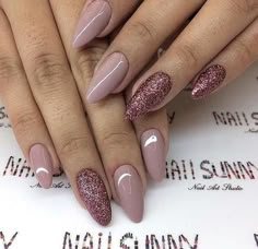 45+ Designs with Nude Nail Polish — OSTTY Bridal Nail, Nails 2018, Nude Nail Polish, Nail Decor, Nude Nail, Glitter Colors, Glamorous Nails, Nail It