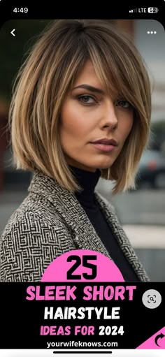 Short Hair Down Styles, Down Styles, Hair Down Styles, Short Hairstyle Ideas, Sleek Short Hair, Wedding Hairstyles For Medium Hair, Shorter Hair, Chin Length Hair, Hair Down