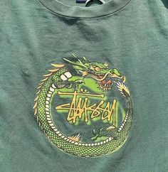 90s Stussy Dragons T Shirt Outfit Easy 30 day return policy Stussy Clothing, Personalized T Shirt, T Shirt Outfit, Mens Outfit Inspiration, Mode Inspo, Tshirt Outfits, Dream Clothes, Husband Wife, Outfit Idea