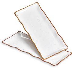 PRICES MAY VARY. 【Rustic Style & Fluted Platters】 Farmhouse and rustic design make a difference, with fluted edges and speckled spots on the surface that make this platter set stand out. The brown glazed rim adds a sophisticated look and goes well with your tableware. 【Large Size Serving Trays Set】 Including 2 pcs Serving Tray, each measures 15 inches, great for serving fruit, dessert, snacks, appetizers, side dishes, and salad, suitable for home and professional restaurant use. 【Solid & Sturdy Platters For Entertaining, Serving Tray Set, Dessert Snacks, Platter Set, Ceramic Platters, Kitchen Stove, Fruit Dessert, Snacks Appetizers, Party Entertainment