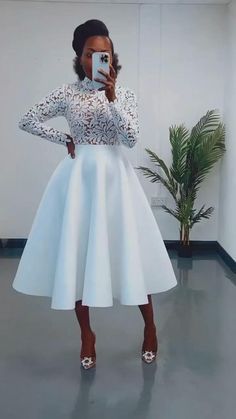 African Wedding Reception Dress, African Wedding Reception, Elegant Lace Dresses, Lace Dresses For Women, White Flare Dress, Classy Gowns