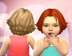 Infants Cc, Twist Ponytail, Hair Pack, Sims 4 Collections, Sims Hair, Girls Braids, Sims 4 Cas