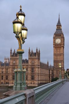 the big ben clock tower towering over the city of london