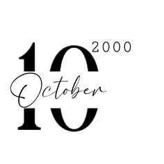 the 10th anniversary logo is shown in black and white, with the number ten on it