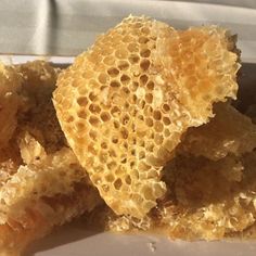 honeycombs are stacked on top of each other