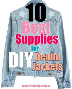 Diy Concert Jacket, Patching Denim Jacket, Cricut Jacket Ideas, Sports Jean Jacket, How To Paint A Jean Jacket, Diy Painted Denim Jacket, Custom Jean Jacket Diy, Diy Jean Jacket Patches, Paint On Jean Jacket