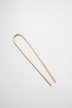 Arch Brass Hair Pin | Brass Hair Clip | Brass Hair Stick | Brass Hair Fork | Brass Hair Accessories | Minimalist Hair Half Up Styles, Accessories Minimalist, Brass Hair Pin, Arch Design, Hair Fork, Fuller Hair, Diy Holiday Decor, Shape Art, Hair Stick