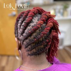 Short Asymmetrical Twisted Sisterlocks Sisterlocks Updo, Sisterlocks Hairstyles, Sister Locks Hairstyles, Edgy Updo, Upside Down Braid, Shoulder Length Curls, Sisterlocks Styles, Hair Goal