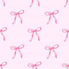 pink bows on a light pink background