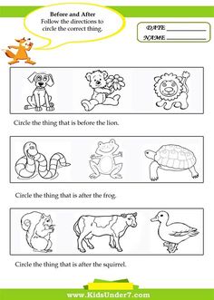 the worksheet for children to learn how to draw animals