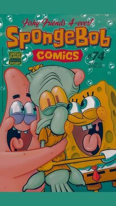 an image of spongebob comics cover