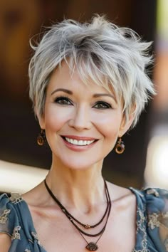 90 Shag Hairstyles For Women Over 50: Medium, Short, And Layered Looks 60 Aesthetic Haircut Ideas, 90s Pixie, Easiest Hairstyles, Hairstyles For Long Faces, Medium Shaggy Hairstyles, Long Shag Hairstyles, Short Spiked Hair, Short Shag Haircuts, Short Shag Hairstyles