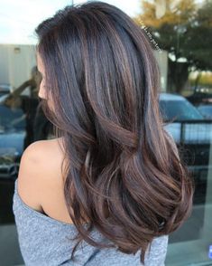 70 Balayage Hair Color Ideas with Blonde, Brown and Caramel Highlights Brown Hair Balayage Ideas, Hair Balayage Ideas, Dark Hair Balayage, Hair Color Ideas For Brunettes Balayage, Cinnamon Hair Colors, Balayage Ideas, Ash Brown Hair Color, Balayage Hair Color Ideas, Color For Black Hair