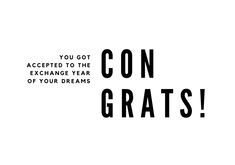 the words con grats are written in black and white