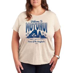 She will love showing off her style with this Disney's Moana 2 Plus Size Welcome To Motunui Graphic Tee. © Disney FEATURES Short sleeves ScoopneckFABRIC & CARE Light Gray and Heather Colors: Cotton/Polyester ; Solid Colors: Cotton Machine wash Imported Size: 2X. Color: Birch. Gender: female. Age Group: adult. Moana 2, Disney Moana, How To Show Love, Moana, Her Style, Fabric Care, Light Gray, Womens Clothing Tops, Gender Female