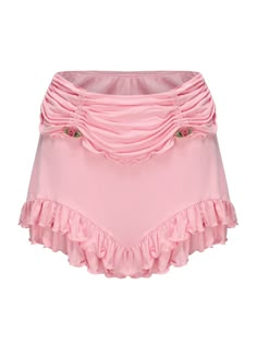 Aubrey Skirt (Pink) (Final Sale) – Nana Jacqueline Ruffled Mini Swim Skirt For Spring, Spring Ruffled Mini Swim Skirt, Spring Ruffles Swim Skirt, Mini Swim Skirt With Ruffles For Spring, Spring Tiered Lined Swim Skirt, Spring Mini Swim Skirt With Ruffles, Spring Tiered Swim Skirt With Lining, Ruffled Swim Skirt For Spring, Ruffled Skirted Swim Skirt For Spring