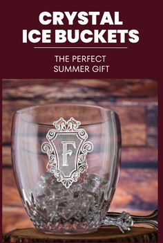 the perfect summer gift crystal ice buckets