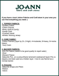 an advertisement for joann fabric and craft stores, with information about the store's products