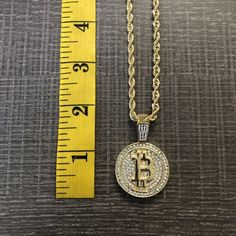 Brand New! Real 14k Gold Plating On Pendant And Chain. In Great Condition. 14k Stamped Either "14k"Or "14k Italy". Gold Diamond Necklace Stamped 14k, 14k Gold Pendant Necklace With Rope Chain, Custom 14k Gold Round Necklace, Yellow Gold Sterling Silver Jewelry With Rope Chain, White Gold Jewelry With Rope Chain And Cuban Link, White Gold Jewelry With Rope Chain In Cuban Link, White Gold Pendant With Gold Chain, White Gold Pendant Jewelry With Gold Chain, Gift 14k Stamped Yellow Gold Chain Necklace