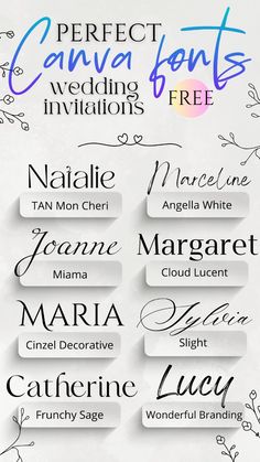 the perfect wedding font collection is here