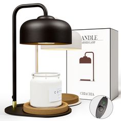 PRICES MAY VARY. Health and environmental protection: CHIACHIA candle warming lamp using color temperature 2700k halogen lamp (50W) to heat the candle, this heating method not only extends the life of the candle but also allows the aromatherapy candle to melt in a non-combustible, smoke-free and soot-free state. Heat, Adjust, Timer Function: The vintage candle heater uses the heat from the bulb to melt the candle from top to bottom. You can set the auto-off time and adjust the light from the top Sparkly Candles, Candle Heater, Candle Melter, Candles Black, Lamp Candle, Candle Lamps, Candle Warmer Lamp, Pretty Candle, Black Candle