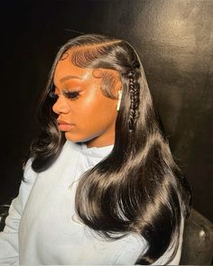 #wigs #hairstyles #explore 13x6 Lace Frontal Wig, Quick Weaves, Blonde Body Wave, 13x4 Lace Front Wig, Side Part Hairstyles, Hair Twist Styles, Wig Human Hair, Hair Flip