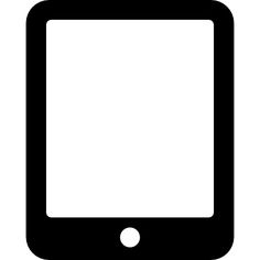 an electronic device with a blank screen on it's side, black and white