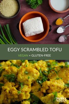 egg scrambled tofu is an easy, healthy and delicious meal that's ready in less than 30 minutes