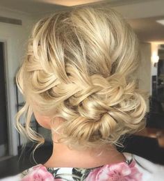 Messy French Braids, French Braid Updo, Updos Hairstyles, Braided Chignon, Low Updo, Easy Updo Hairstyles, Wedding Braids, Long Box Braids, Wedding Hair Ideas