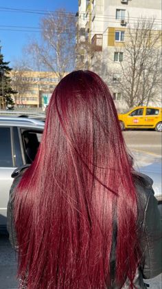 Cherry Hair Colors, Dark Red Hair Color, Cherry Red Hair, Wine Red Hair