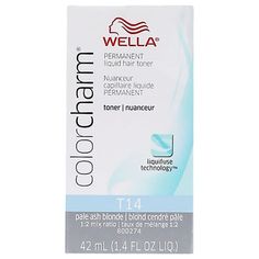 Saturates, penetrates and fuses with the hair to deliver vibrant color that is exceptionally fade resistant. The extra mild formulation is ideal for creating delicate shades of blonde like platinum and beige and neutralizing unwanted warmth after lightening. Great for toning pure double processed blondes. Wella Color Charm Toner, Blond Beige, Beige Blond, Wella Color Charm, Liquid Hair, Hair Toner, Perfect Blonde, Wella Color, Beige Blonde