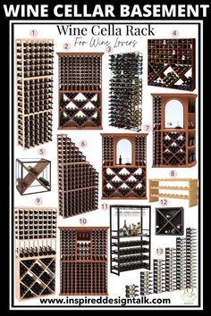 wine cellar ideas Wine Storage Rack, Wine Cellar Organization, Wine Cellar Furniture, Ikea Wine Cellar, Home Wine Cellar Ideas, Basement Wine Storage Ideas, Wine Rack Wall Ideas, Wine Cellar Decor, Wine Cellars Ideas