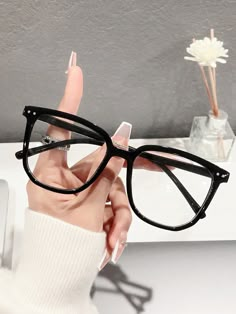 Black And White Flats, Women Eyeglasses, Blue Glasses