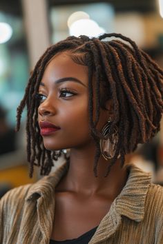 Cute Dreadlocks Hairstyles Black Women, Loc Styles For Long Hair, Locs Styles For Black Women, Women With Dreadlocks, Locs Journey, Short Dreadlocks Styles, Romantic Braid, Dreads Hairstyles, Dread Styles