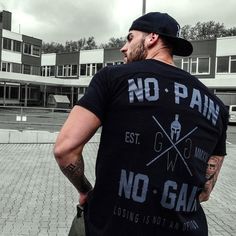 No Pain No Gain Men’s Gym Fitness Tshirt Price: 29.00 & FREE Shipping Worldwide #men #mensfitness #fitnessapparel #mensportswear #mensgymwear #gymwear #sportswear #mensathleisure #athleisure #bodybuilding #musclefit #mensfitnessapparel #activewear #mensactivewear #mensgymapparel #hardcore #sportstshirt #menssportstshirts #mensoutdoortshirts Sporty Athletic Fit T-shirt For Gym, Urban Sports T-shirt With Letter Print, Urban Style Sports T-shirt With Letter Print, Sporty Text Print T-shirt For Gym, Sweat Resistant Athletic Fit T-shirt For Workout, Urban Black Workout T-shirt, Casual Letter Print T-shirt For Training, Urban Moisture-wicking Activewear For Gym, Breathable T-shirt For Workout And Sports Season