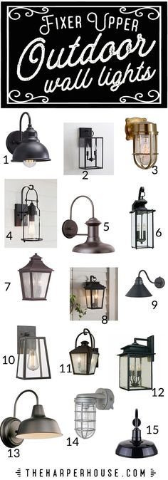 the different types of outdoor lights that you can use to light up your yard or patio