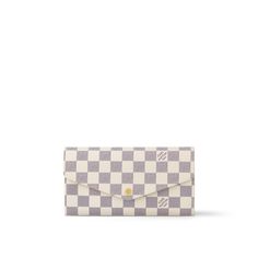 LOUIS VUITTON® - Sarah Wallet - Beige Luxury White Wallet, Louis Vuitton Women, Louis Vuitton Sarah Wallet, White Louis Vuitton, Women Wallet, Luxury Wallet, Louis Vuitton Official, Simple Elegant, Lv Bag