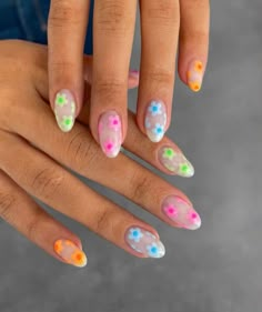 Pink Gellac, Nagel Tips, Simple Gel Nails, Summery Nails, Cute Gel Nails, Short Acrylic Nails Designs, Manicure Y Pedicure, Pretty Acrylic Nails, Floral Nails