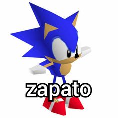 an image of a cartoon character with the words zapato