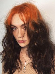 Short Grunge Hair, Hair Color Streaks, Hair Streaks, Permanent Hair Dye, Hair Trend, Copper Hair, Dye My Hair, Hair Color Dark