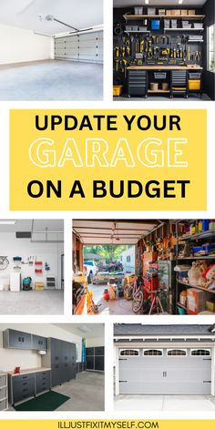 Transformed garage with space for a car and organized tools, showcasing a budget-friendly garage makeover Garage Mancave Ideas On A Budget, Building A Garage On A Budget, Girly Garage Ideas, Garage Makeover Living Spaces, Garage Layout Ideas, Garage Remodel Ideas, Garage Upgrades, Garage Makeover Ideas, Garage Interior Design