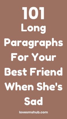 This post offers heartfelt paragraphs that you can share with your best friend to comfort her, make her feel special, and remind her of the strength of your bond. Cards To Write To Your Best Friend, Sweet Notes For Best Friend, Things To Say To Your Best Friend Deep, Sweet Paragraphs For Your Best Friend, Love Letters To Best Friend, Emotional Best Friend Letters, Best Friend Love Letter, Friendship Paragraphs, Notes To Best Friend