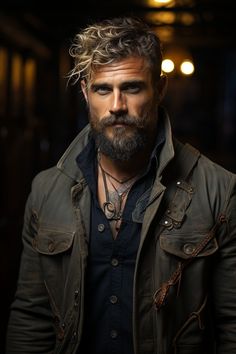 Beard And Mustache Styles, Mustache Styles, Viking Men, Character Inspiration Male, Viking Warrior, Beard No Mustache, Hair And Beard Styles