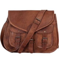 KPL 14 Inch Leather Crossbody Bags Purse Women Shoulder Bag Satchel Ladies Tote. S21 Crossbody Satchel, Women Shoulder Bag, Vintage Leather Bag, Travel Purse, Brown Purses, Genuine Leather Bags, Leather Messenger, Womens Tote, Leather Purse