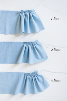 Ruffles 101 -- How to Gather Fabric — Sarah Kirsten How To Do Ruffles Sewing, Fabric Clothes Design, How To Sew Ruffles, Skirt Into Top, How To Make Ruffles With Fabric, Sewing Crafts For Christmas, Diy Ruffle Skirt, How To Make Ruffles, How To Make A Ruffle