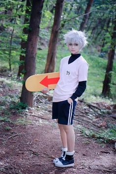 Killua Cosplay *^* lately obsessed with Hunter x Hunter omg Hot Anime Cosplay, Snk Cosplay, Killua Zoldyck