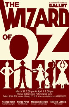 a poster for the wizard of oz