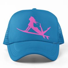 Coastal Tropical, Miami Vice, Hat For Men, Tropical Summer, Blue Hat, Pink Design, Surfer Girl, Womens Casual, Vacation Travel