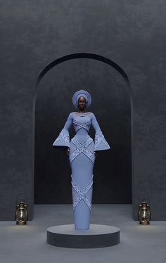 Aso Oke Bridal Styles Latest, Nigerian Traditional Dresses Weddings, Aso Oke Styles, African Prom Dresses Ankara, Yoruba Bride, Nigerian Wedding Dress, African Bridesmaid Dresses, Dinner Gowns